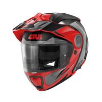 CASCO MODULARE MOTO ENDURO ADVENTURE GIVI X27 RED