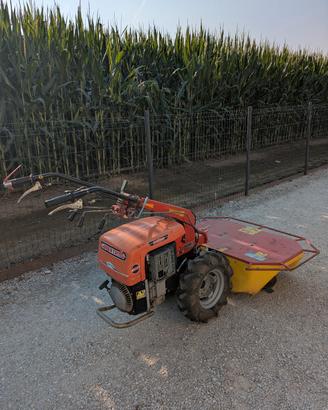 Motocoltivatore Roteco diesel con rotante e fresa 