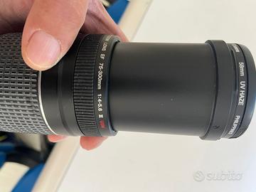 Canon Teleobiettivo, EF 75-300 mm f/4-5.6 III USM