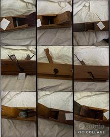 80 Pialle in legno antiche per falegnami