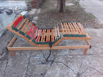 Letto elettrico tipo ospedaliero + materasso antid