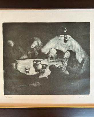 Arte- Incisione di Valerio Pisano (1910-1996)