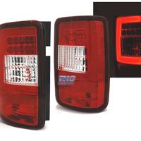 FANALI VOLKSWAGEN VW CADDY 04-15 LED ROSSO CROMATO