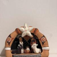Presepe peruviano in terracotta