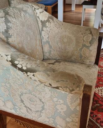 coppia di poltroncine vintage primi novecento