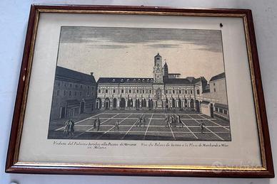 Quadro con cornice in legno
