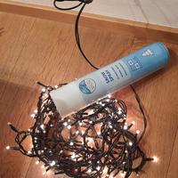 lucine natale e neve spray