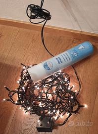 lucine natale e neve spray