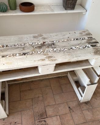 Tavolo legno fai da te pallet