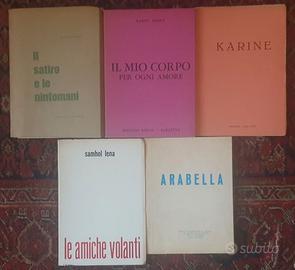 Lotto 5 libri erotici anni '60 '70 Il satiro