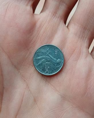 50 lire mini senza rombo 1991