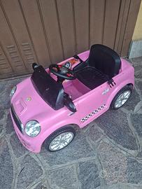 Macchinina elettrica per bambini rosa 