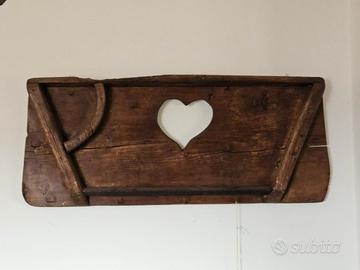 Complemento d'arredo legno rustico appeso