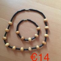 Collana e braccialetto etnico