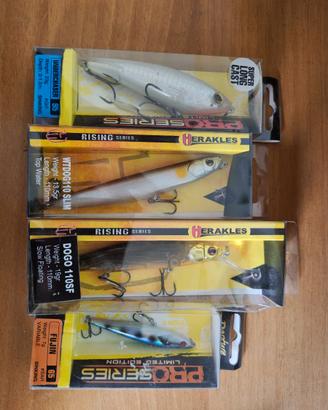 Lotto 4 Esche Spinning Herakles Rapture Nuove