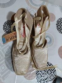 Espadrillas Replay zeppa alta 