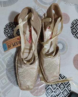Espadrillas Replay zeppa alta 
