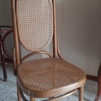 Sedia Thonet paglia di Vienna