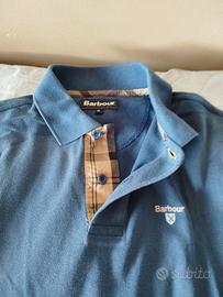 POLO BARBOUR AZZURRO CARTA DA ZUCCHERO 