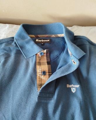 POLO BARBOUR AZZURRO CARTA DA ZUCCHERO 