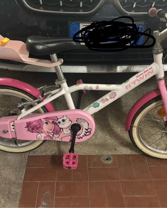 Bicicletta decathlon bambina 16