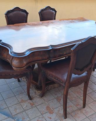 tavolo e sedie piemontese 