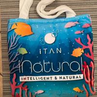 Telo mare in cotone trasformabile a borsa