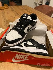 Nike dunk low bianche e nere