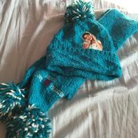 Berretto e sciarpa Violetta originali della Disney