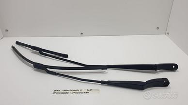 BRACCI PORTASPAZZOLE TERGICRISTALLI DX E SX OPEL G