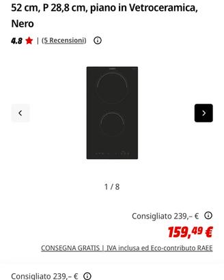 Piano induzione Candy CID 30/1 33803570