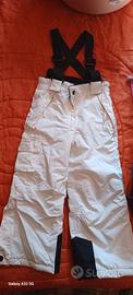  pantalone da neve termico per bambini unisex