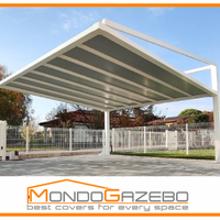 Gazebo box auto 5x5 copertura moderna tettoia