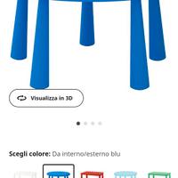 tavolino e sedia ikea