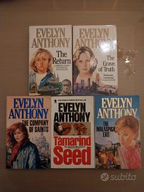 5 romanzi Evelyn Anthony in inglese