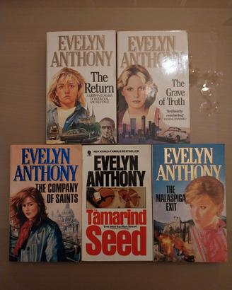 5 romanzi Evelyn Anthony in inglese