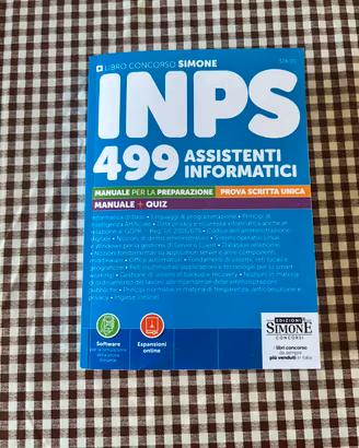 Libro concorso 499 assistenti informatici inps