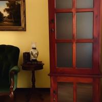 🟠 Mobile Libreria Vetrina Vintage Stile Coloniale