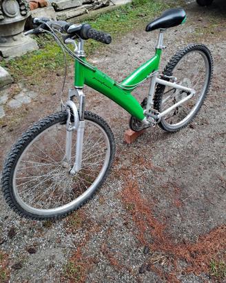 Bici alluminio verde Pininfarina