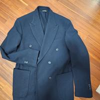 Giacca Sartoria Doppio petto TG 50 slim blu
