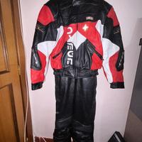 TUTA MOTO IN PELLE NUOVA TAGLIA L