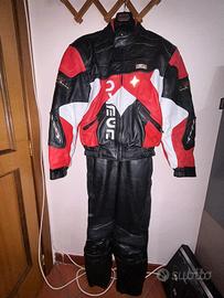 TUTA MOTO IN PELLE NUOVA TAGLIA L