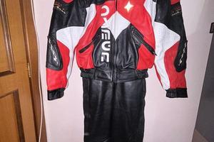 TUTA MOTO IN PELLE NUOVA TAGLIA L