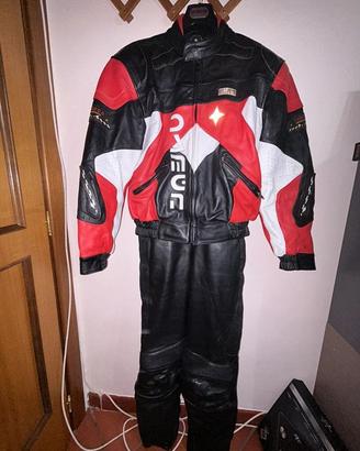 TUTA MOTO IN PELLE NUOVA TAGLIA L