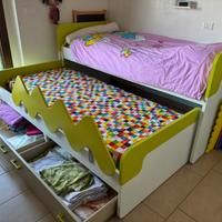 Doppio Letto con cassiettiera