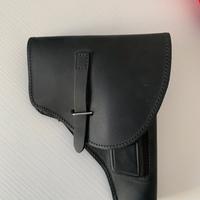 Beretta 34 fondina nera in cuoio