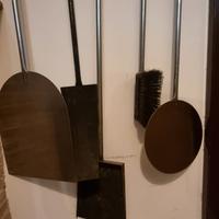 set attrezzi per forno a legna