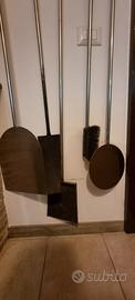 set attrezzi per forno a legna