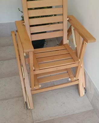 seggiolone in legno foppapedretti