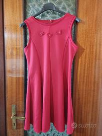 Vestito Bambina Original Marines Rosso Svasato con